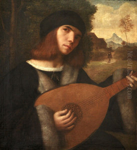 The Luth player The Luth player