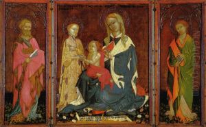 Mystical marriage of Saint Catherine by Lorenzo Salimbeni