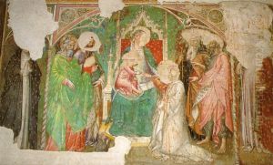 Mystical marriage of Saint Catherine