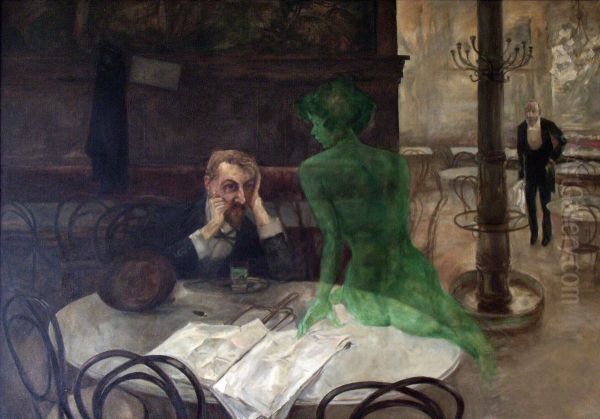 The Absinthe Drinker - view 1