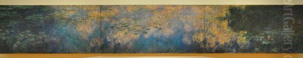 Reflections of Clouds on the Water-Lily Pond - view 1