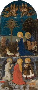 Adoration of the Child with Saints Jerome, Mary Magdalene, Eustace and Julian Adoration of the Child with Saints Jerome, Mary Magdalene, Eustace and Julian