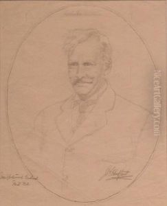 Portrait Of M.s. Garland by Jefferson David Chalfant
