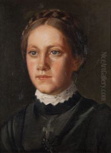 Portraet af Karoline Marie Larsen Loth Portraet af Karoline Marie Larsen Loth