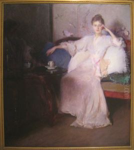 Arrangement in Pink and Gray (Afternoon Tea) by Edmund Charles Tarbell