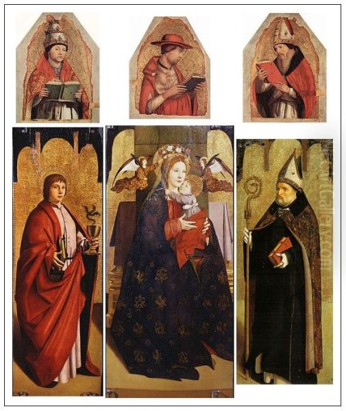 Polyptych of the doctors of the Church - view 1