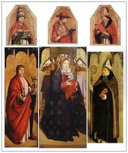 Polyptych of the doctors of the Church by Antonello da Messina