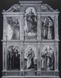 Polyptych of Assumption by Alessandro Bonvicino (Moretto da Brescia)
