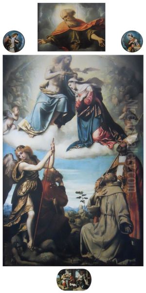 Coronation of the Virgin polyptych - view 1