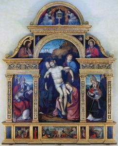 Polyptych of the Deposition of Christ by Paolo da Caylina il Giovane