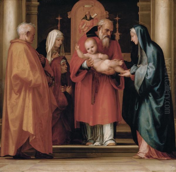 The Scene of Christ in the Temple - view 1