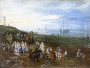 Retour de peche by Jan Brughel