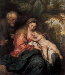 The Rest on The Flight into Egypt by Sir Anthony Van Dyck