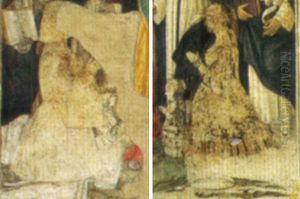 Sforza Family portraits in Santa Maria delle Grazie by Leonardo da Vinci by Leonardo Da Vinci