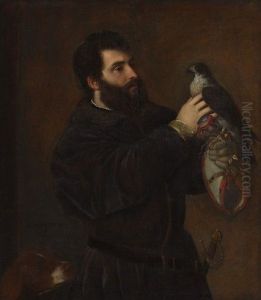 Giorgio Cornaro with a Falcon by Titian
