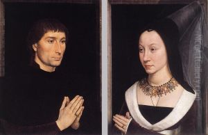 Tommaso Portinari and his Wife by (manner of) Memling, Hans
