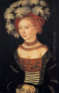 Female Portrait by Lucas Cranach the Elderand workshop