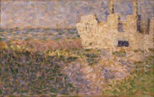 Ruines a Grandcamp) by Georges Seurat
