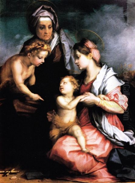 Madonna col Bambino, Santa Elisabetta e San Giovannino - view 1