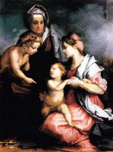 Sacra Famiglia Medici by Andrea Del Sarto