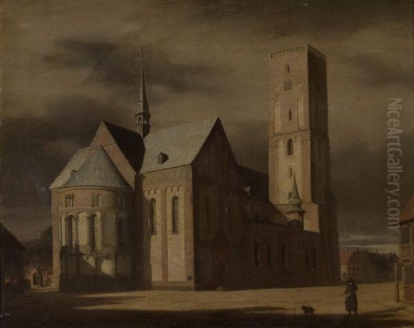 Ribe Domkirke i maneskin - view 1
