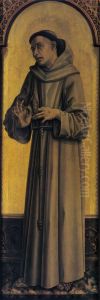 De heilige Franciscus van Assisi by Carlo Crivelli