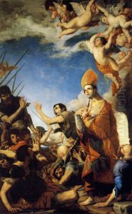 Saint Januarius leaves the furnace