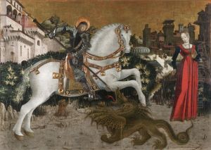 Saint George and the princess by Antonio Cicognara