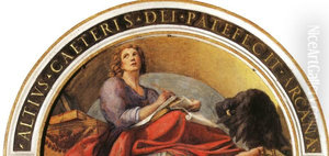 Saint John and eagle