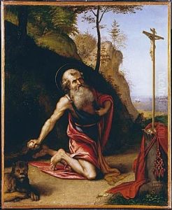 Saint Jerome penitent by Lorenzo Lotto