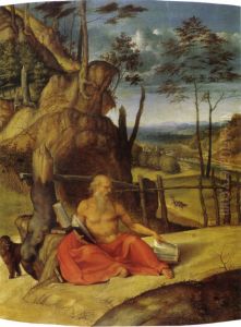 Saint Jerome penitent by Lorenzo Lotto