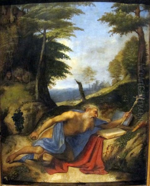 Saint Jerome penitent - view 1