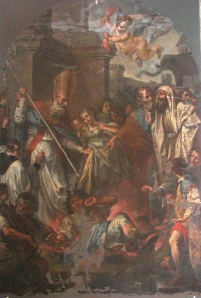 San Leone Thaumaturgo who defeats the wizard Eliodoro - view 1