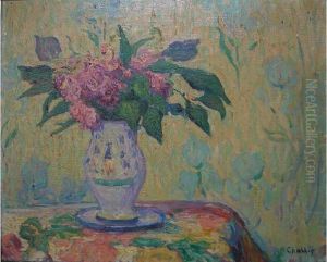 Nature Morte Aux Fleurs by Jean Laurent Challie