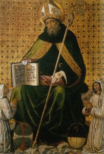 Sant'Agostino tra i flagellanti Sant'Agostino tra i flagellanti