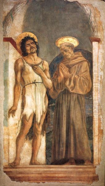St John the Baptist and St Francis - view 1