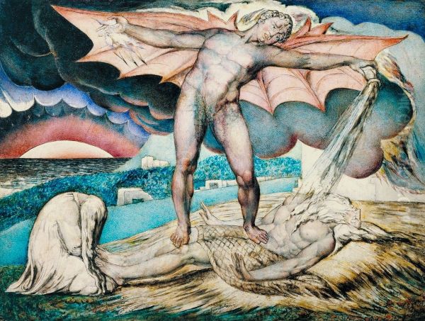 Satan Smiting Job with Sore Boils - view 1