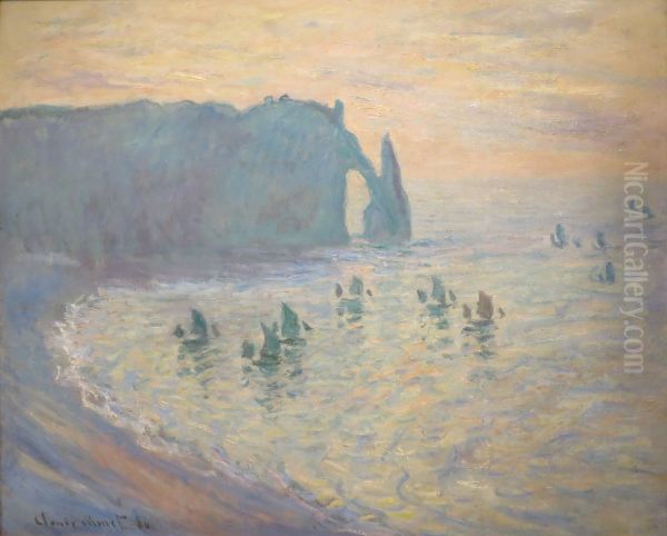 The Cliffs at Etretat - view 1