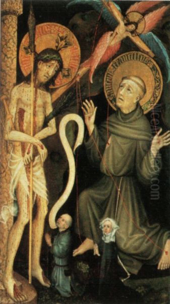 Christus als Schmerzensmann und die Stigmatisation des heiligen Franziskus.[1] - view 1