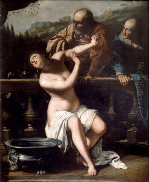 Susanna and the Elders - view 1