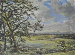 At Baberton, Midlothian by Hector Chalmers
