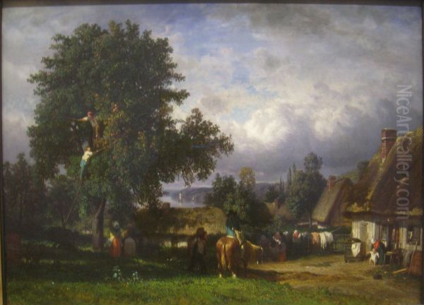Apple Harvest in Normandy - view 1
