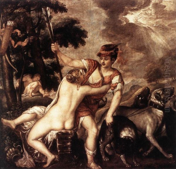 Venus   and  Adonis - view 1