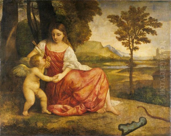 Venus and Cupid - view 1