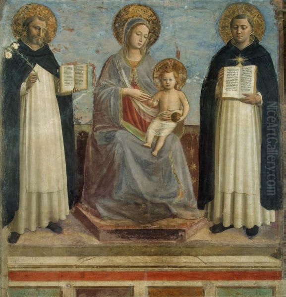Virgin and Child with Sts Dominic and Thomas Aquinas - view 1