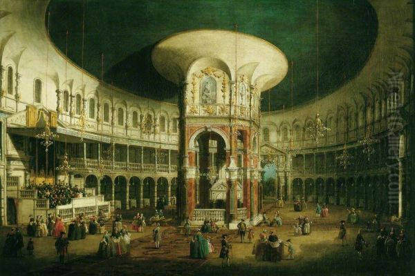 The Interior of the Rotunda, Ranelagh, London - view 1