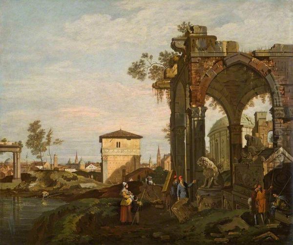 Ruins with Figures - view 1