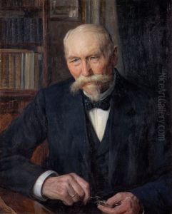 Portrait of founding physicist Kiaer