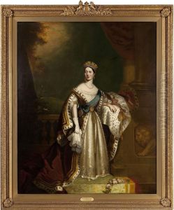 Queen Victoria In Her Robes Of State