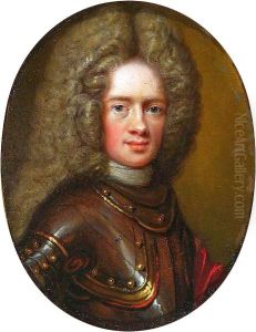 Miniature of Jakub Ludwik Sobieski.